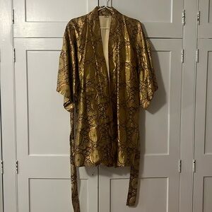 Vintage Japanese silk kimono